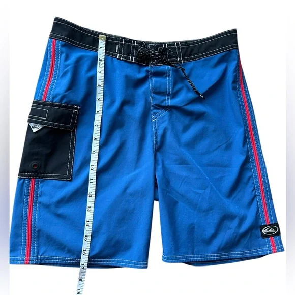 Quiksilver Saturn Blue Boardshort Swim Trunks SIZE 14 Board Short - Picture 5 of 15